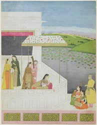 Joven escuchando música, c.1745-50